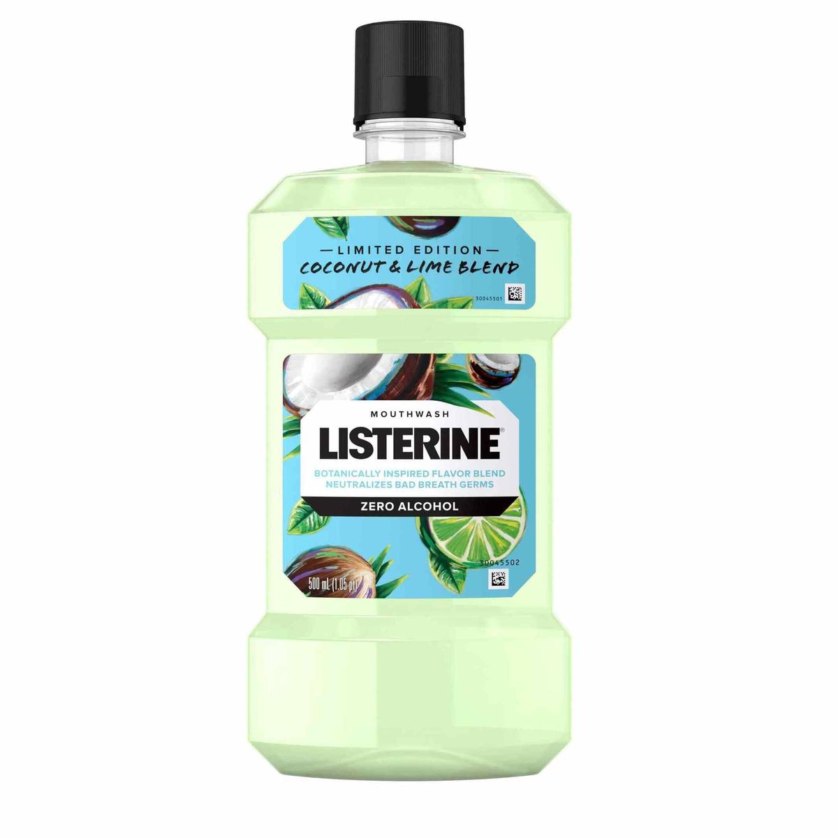 Enjuague bucal Listerine® con mezcla de coco y lima